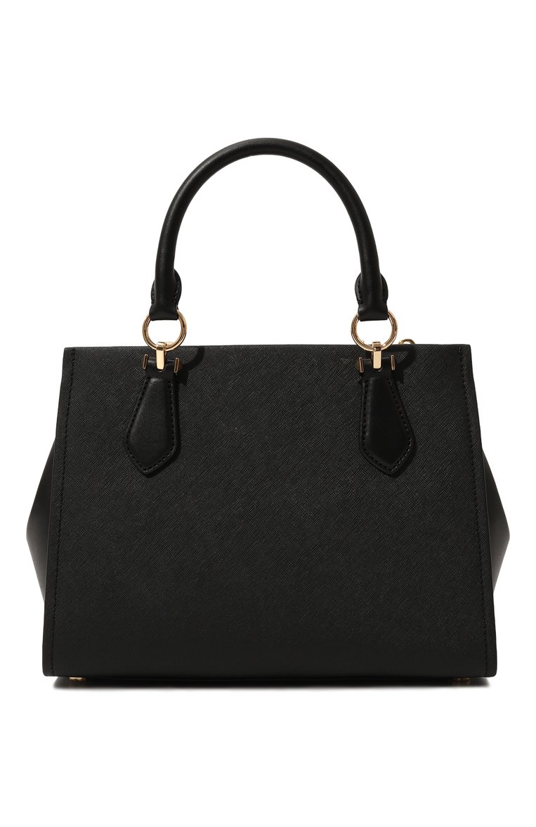 Женская сумка marilyn medium MICHAEL MICHAEL KORS черного цвета, арт. 30S2G6AS2L | Фото 6 (Материал: Натуральная кожа; Ремень/цепочка: На ремешке; Размер: medium; Сумки-технические: Сумки top-handle; Материал сплава: Проставлено; Драгоценные камни: Проставлено)