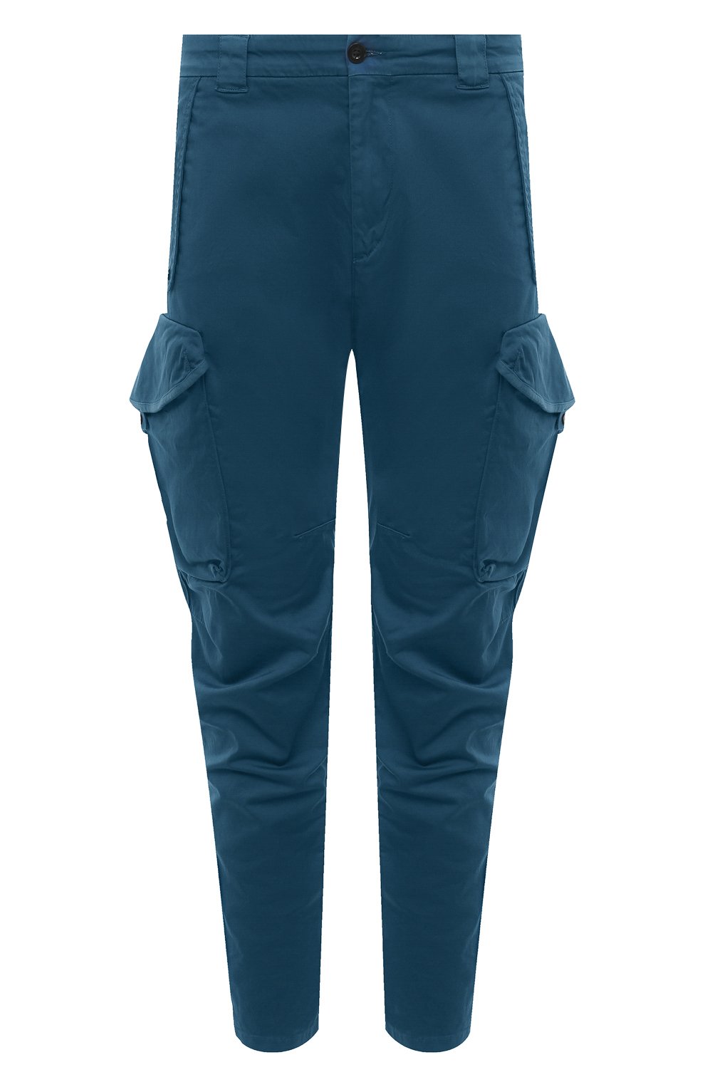 Хлопковые брюки-карго C.P. COMPANY синего цвета по цене 29350 руб., арт. 16CMPA058A005694G, фото 1 Хлопковые брюки-карго C.P. COMPANY, арт. 16CMPA058A005694G, фото 1