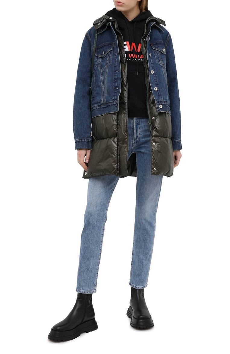 Хлопковое худи BALENCIAGA, арт. 612959/TIVD4, фото 1