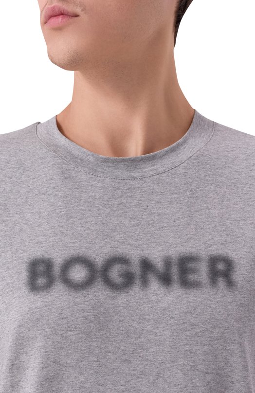 Хлопковая футболка Bogner 58086604 Серый  58086604 Фото 5
