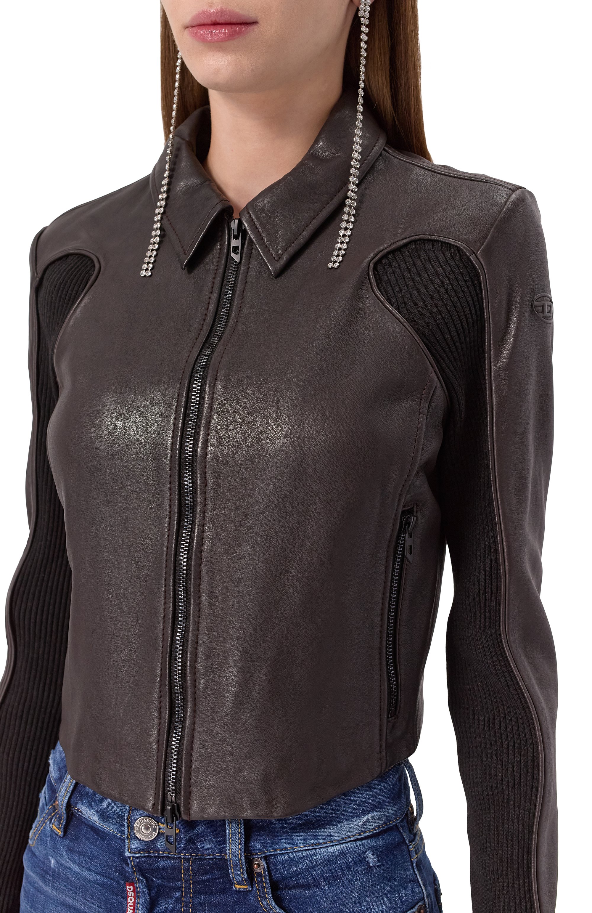 Кожаная куртка DIESEL, арт. A15373/0AJIR, фото 5