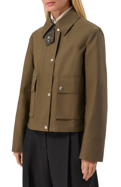 Куртка FENDI хаки цвета по цене 476000 руб., арт. FW5158/B1UE, фото 3 Куртка FENDI, арт. FW5158/B1UE, фото 3