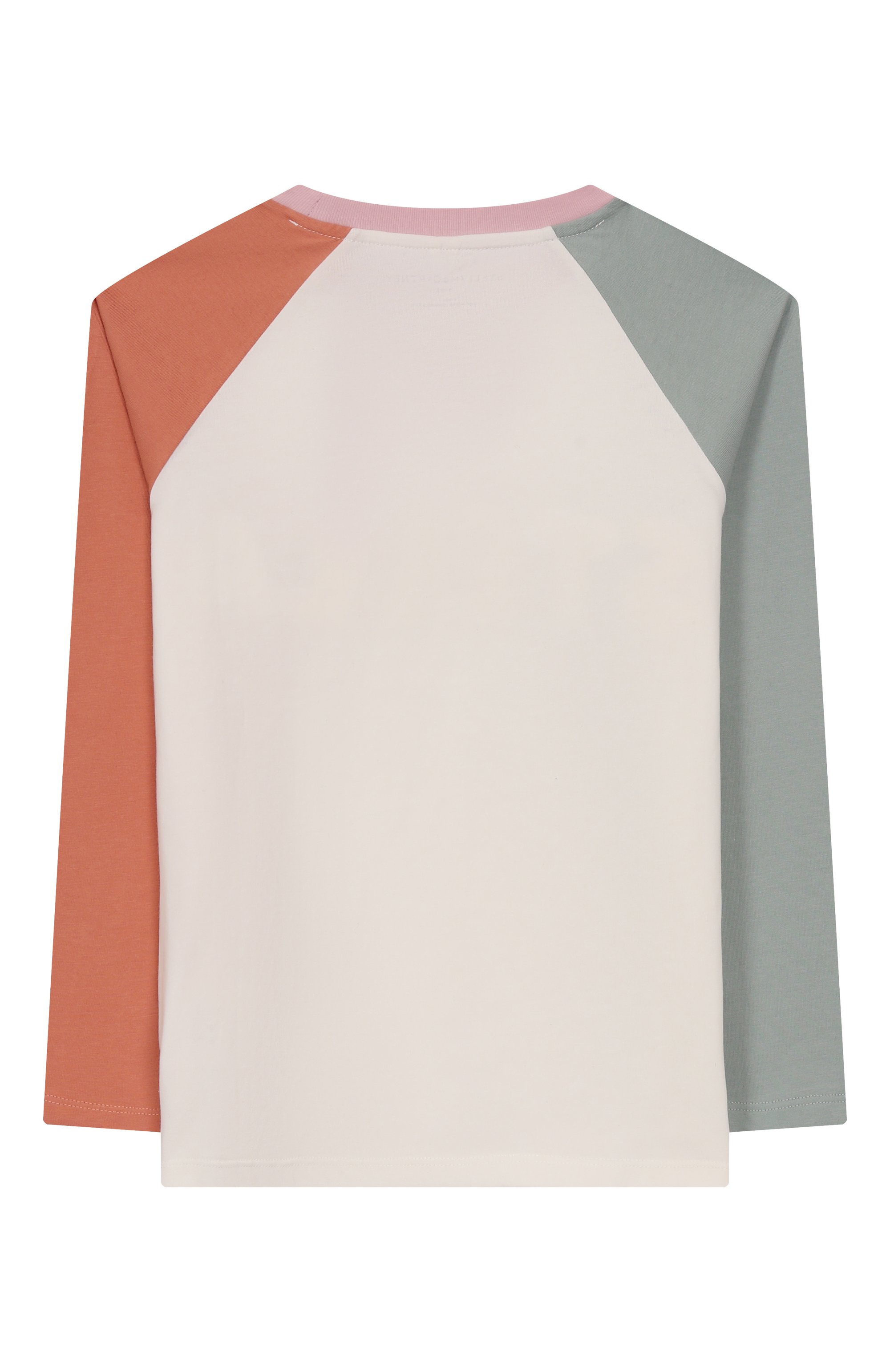 Хлопковый лонгслив STELLA MCCARTNEY кремового цвета по цене 9255 руб., арт. TX8B00, фото 2 Хлопковый лонгслив STELLA MCCARTNEY, арт. TX8B00, фото 2