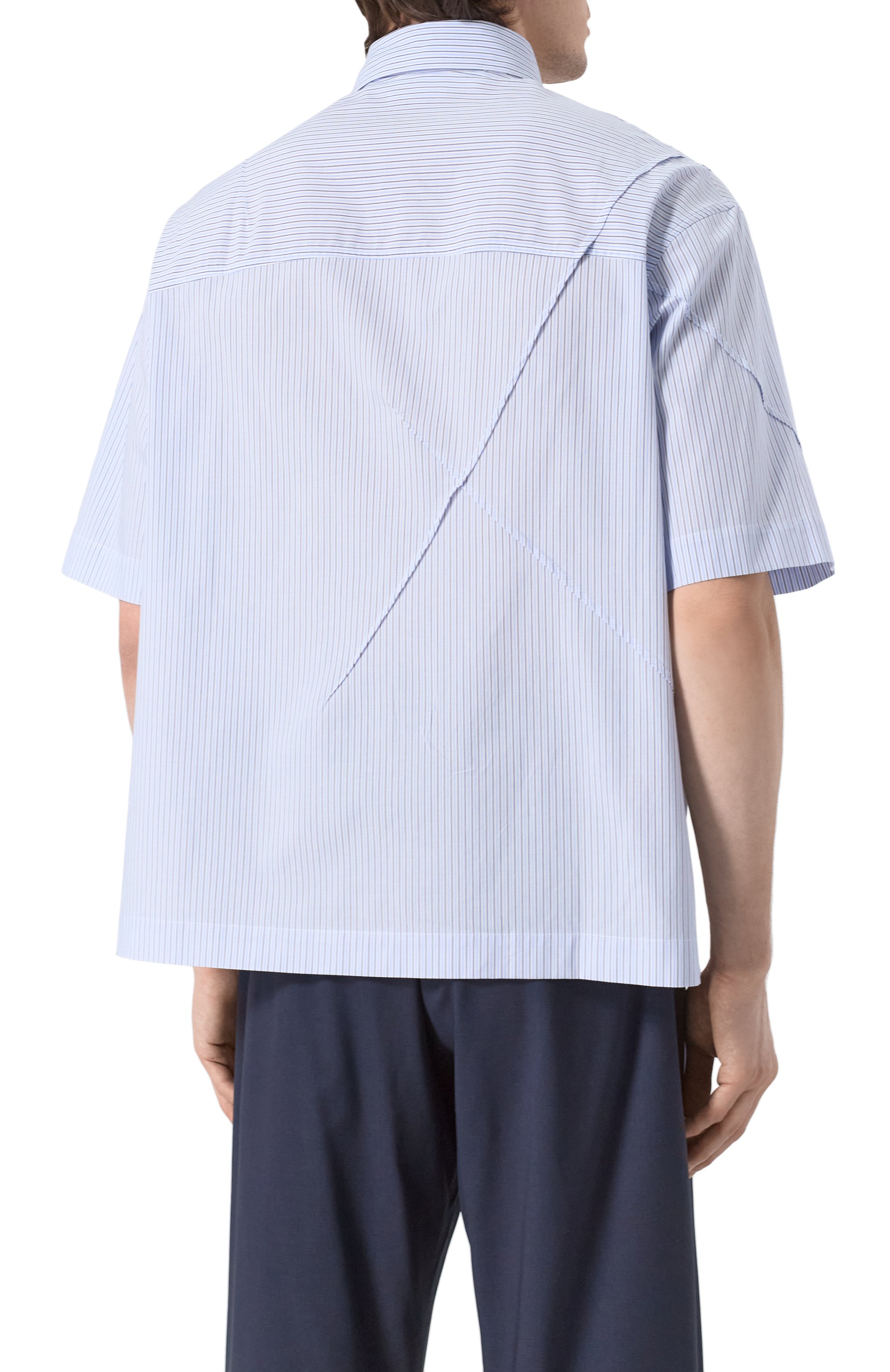 Хлопковая рубашка ISABEL BENENATO, арт. UW58S25, фото 4