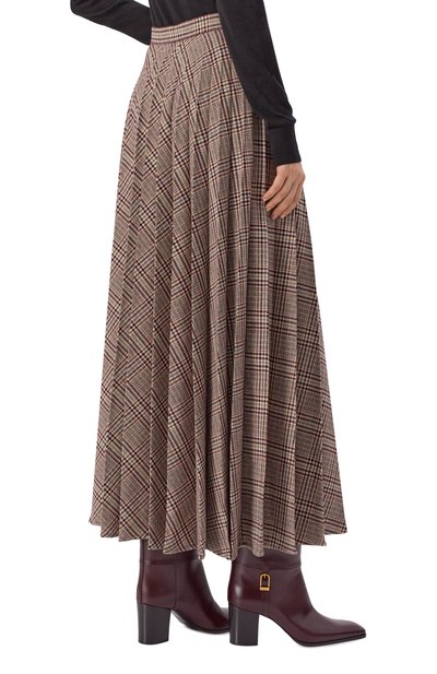 Шерстяная юбка SAINT LAURENT, арт. 843874/Y3D12, фото 4