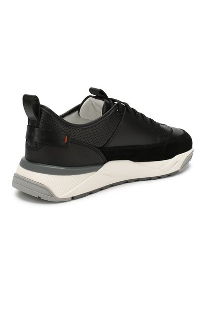 Кожаные кроссовки SANTONI, арт. MBI021274BGRXJUMN01, фото 4