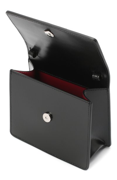 Кожаная сумка OFF-WHITE черного цвета по цене 78800 руб., арт. 0MNA111E20LEA0011000, фото 4 Кожаная сумка OFF-WHITE, арт. 0MNA111E20LEA0011000, фото 4