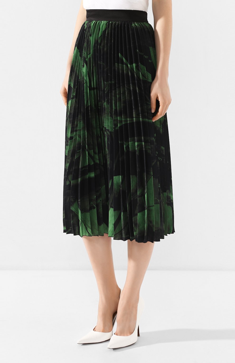 Шелковая юбка OFF-WHITE, арт. 0WCC056R20H261021040, фото 3