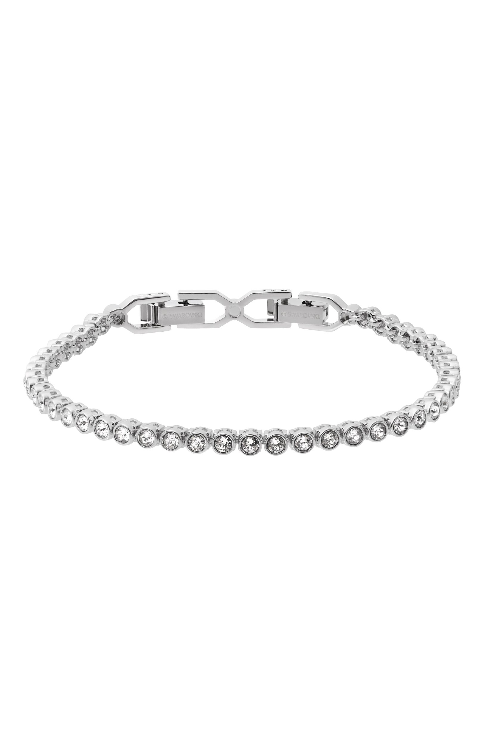 Браслет imber emily tennis SWAROVSKI серебряного цвета по цене 19850 руб., арт. 1808960, фото 1 Браслет imber emily tennis SWAROVSKI, арт. 1808960, фото 1