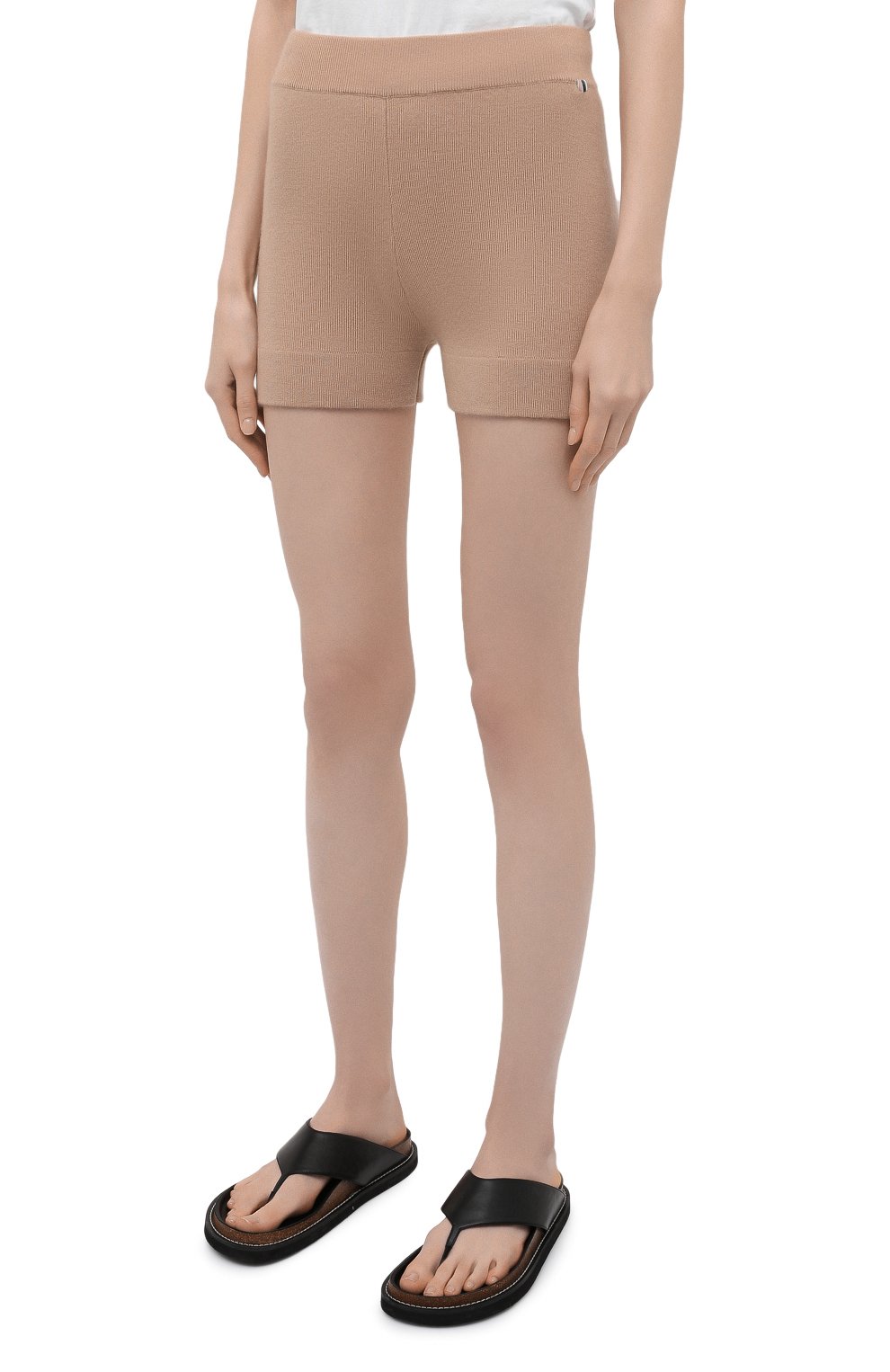 Кашемировые шорты EXTREME CASHMERE бежевого цвета по цене 29700 руб., арт. 179/VERY, фото 3 Кашемировые шорты EXTREME CASHMERE, арт. 179/VERY, фото 3