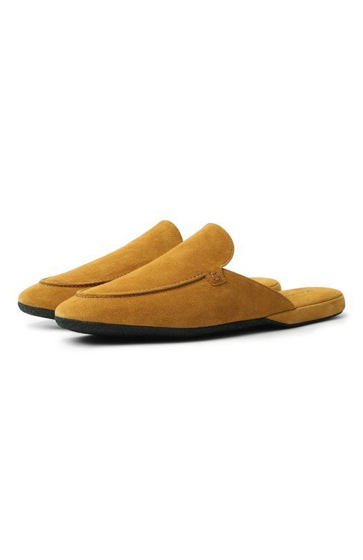 Замшевые домашние туфли Farfalla C19I/SUEDE Коричневый C19I/SUEDE