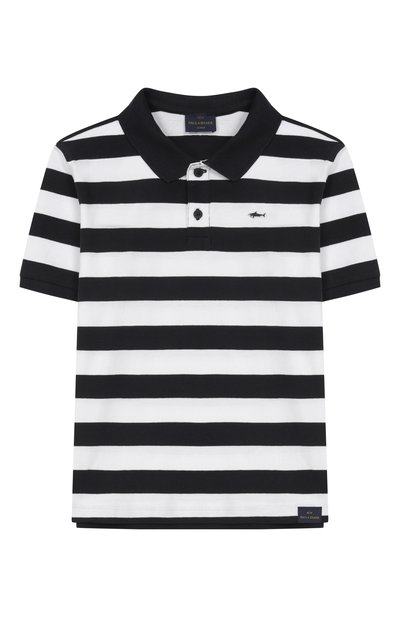 Хлопковое поло PAUL & SHARK JUNIOR, арт. WUM00B/LEB04/6A-8A