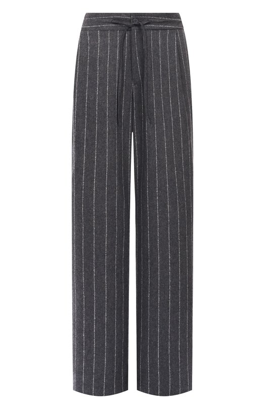 Брюки из шерсти и кашемира Loulou de Saison LIZZIE Серый LIZZIE