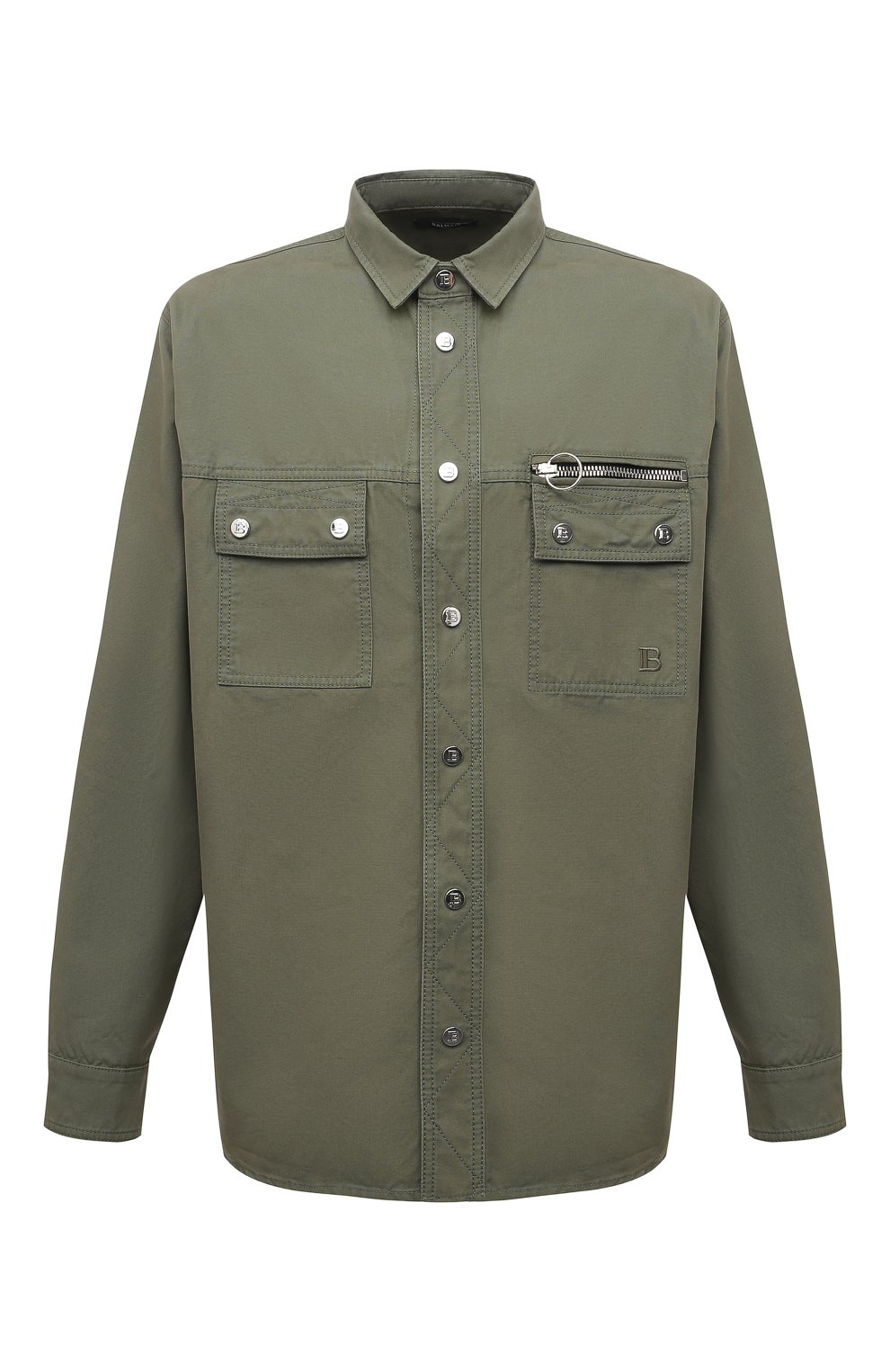 Хлопковая рубашка BALMAIN, арт. WH0HC080/162D, фото 1