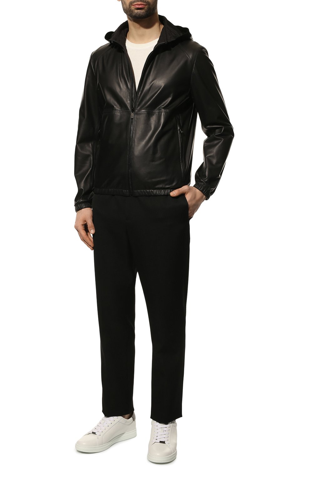 Двусторонний кожаный бомбер CORNELIANI, арт. 89L5A7-2120118/00, фото 2