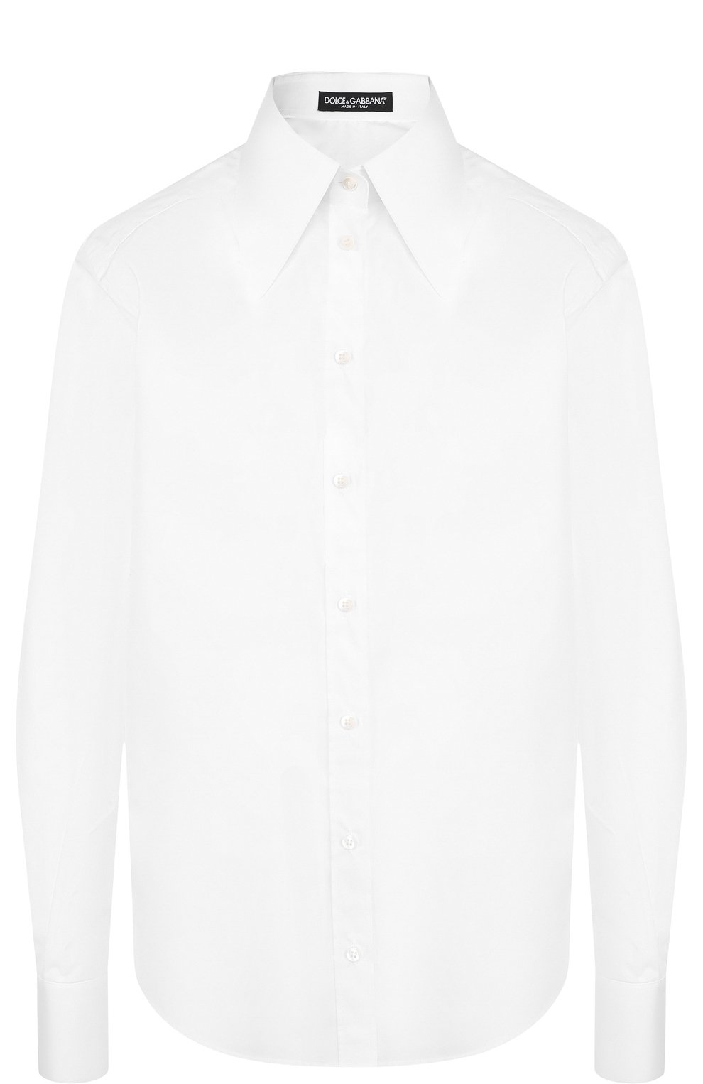 Однотонная хлопковая блуза DOLCE & GABBANA, арт. F5J86T/FU5K9, фото 1