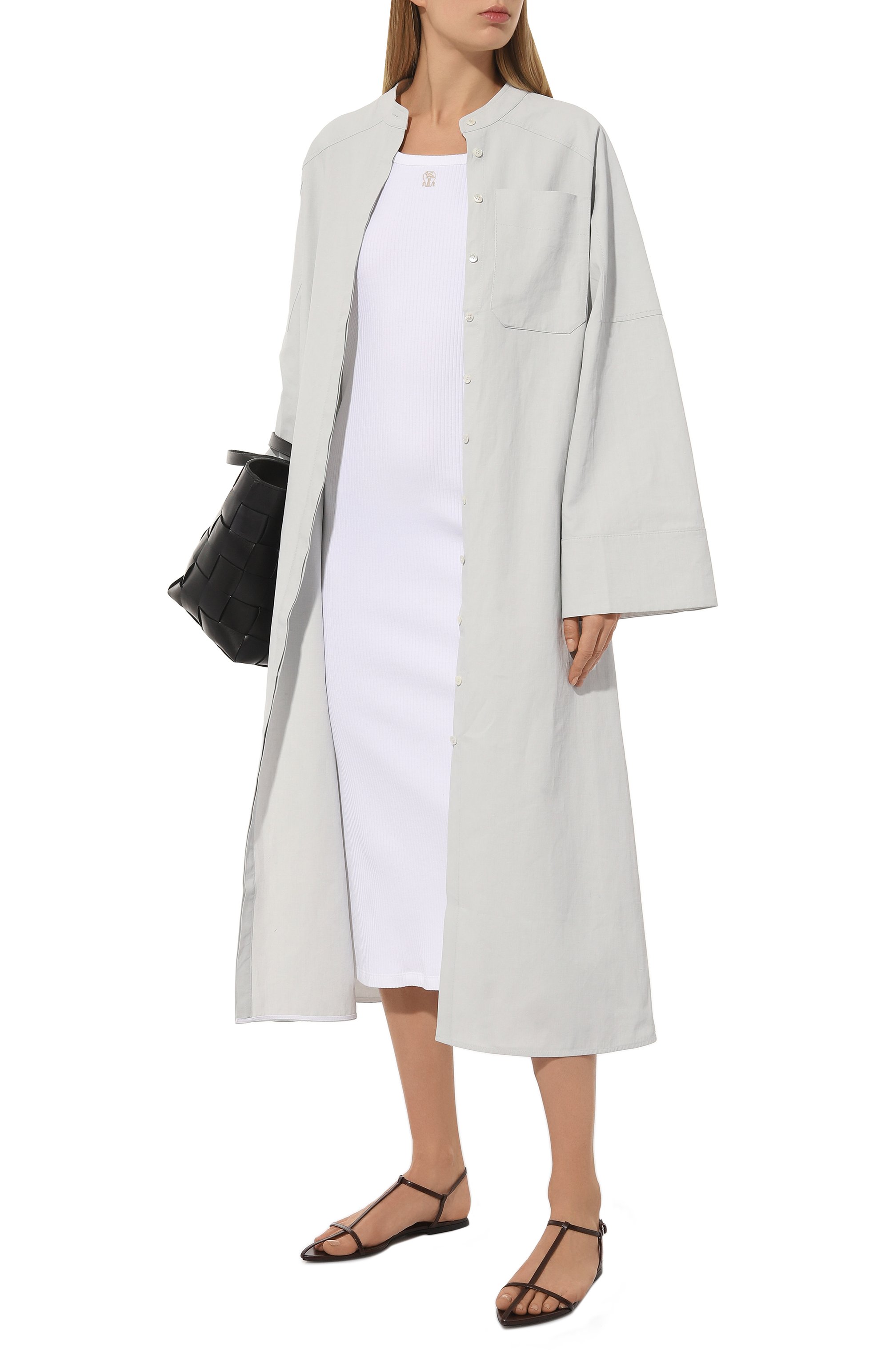 Хлопковое платье BRUNELLO CUCINELLI, арт. ML171B1310, фото 2