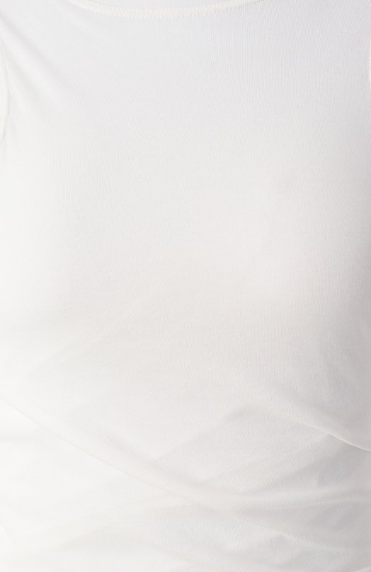 Хлопковый лонгслив Jil Sander J02NH0012/J20249 Белый  J02NH0012/J20249 Фото 6