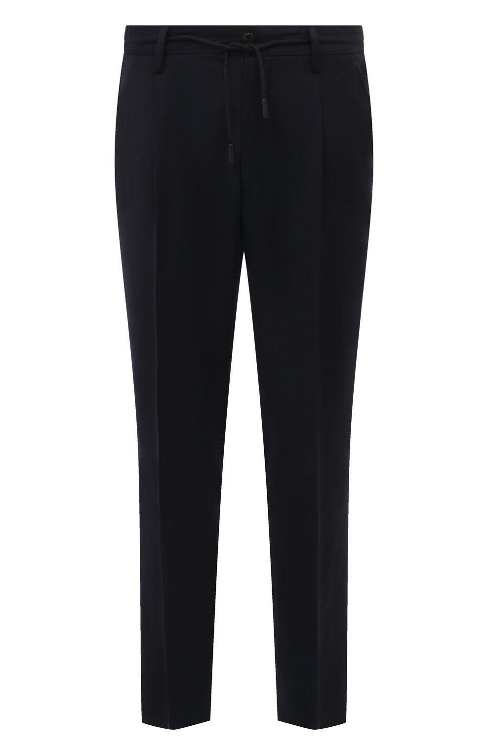 Шерстяные брюки L.B.M. 1911 темно-синего цвета по цене 38200 руб., арт. 8446/44564, фото 1 Шерстяные брюки L.B.M. 1911, арт. 8446/44564, фото 1