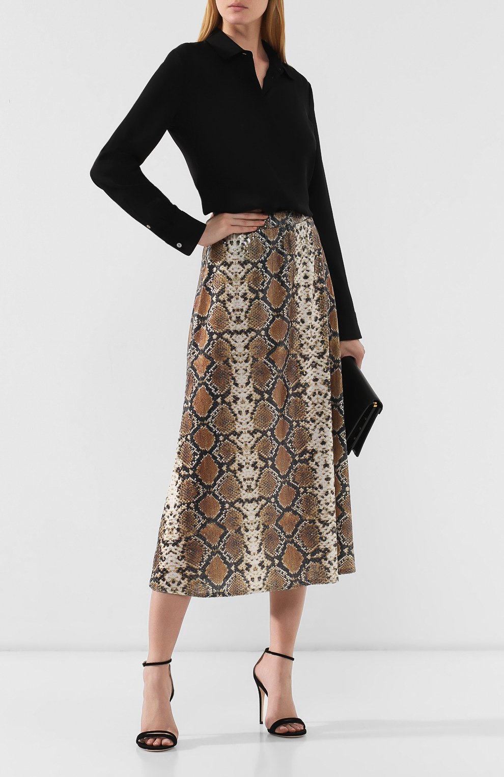 Юбка с принтом IN THE MOOD FOR LOVE, арт. THE KATE SKIRT, фото 2