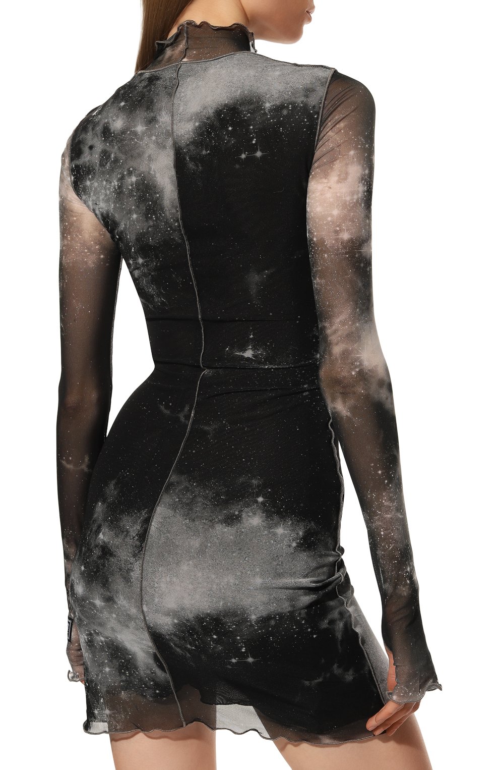 Платье VERSACE JEANS COUTURE, арт. 73HA0903-73DP903 TULLE ST PRINT SPACE/JS107, фото 4