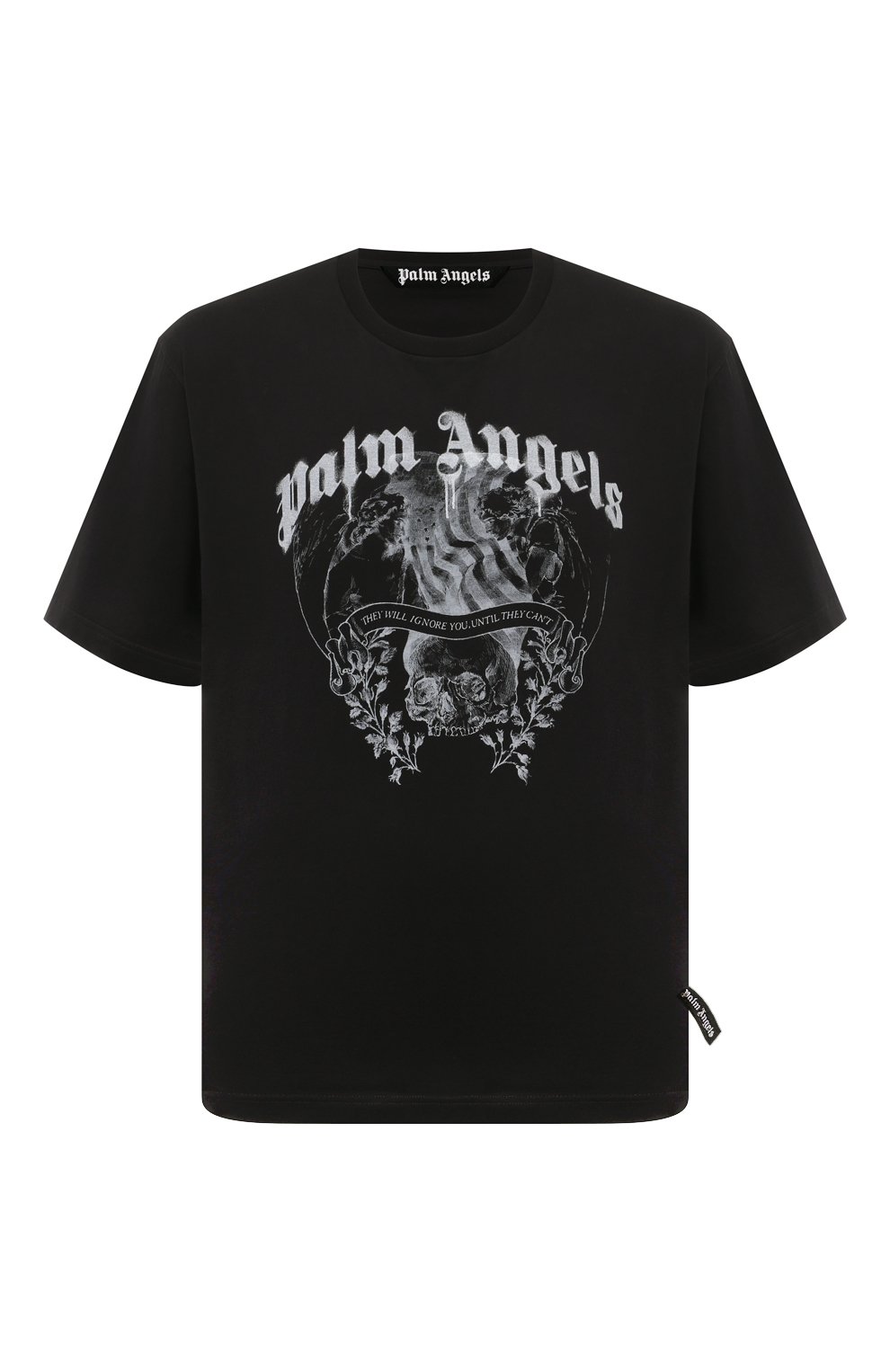 Хлопковая футболка PALM ANGELS, арт. PMAA089F24JER007, фото 1
