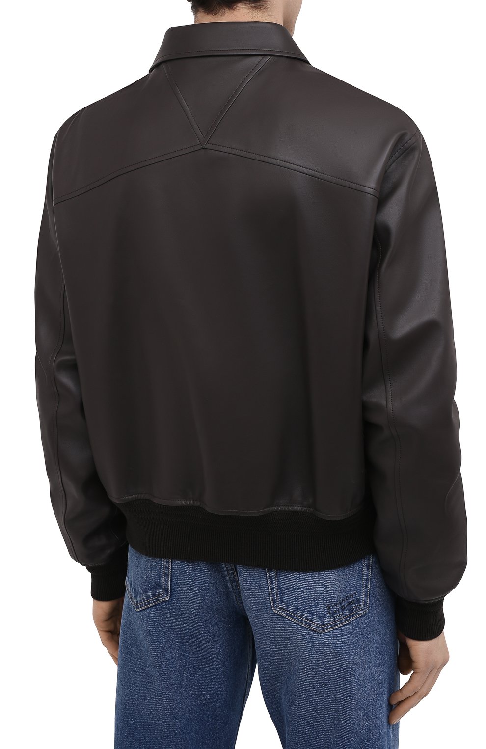 Кожаный бомбер BOTTEGA VENETA, арт. 647692/VKV90, фото 4