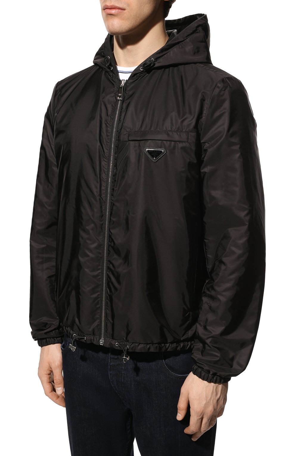 Двусторонняя куртка PRADA черного цвета по цене 460000 руб., арт. UPW281-038-F0002, фото 6 Двусторонняя куртка PRADA, арт. UPW281-038-F0002, фото 6