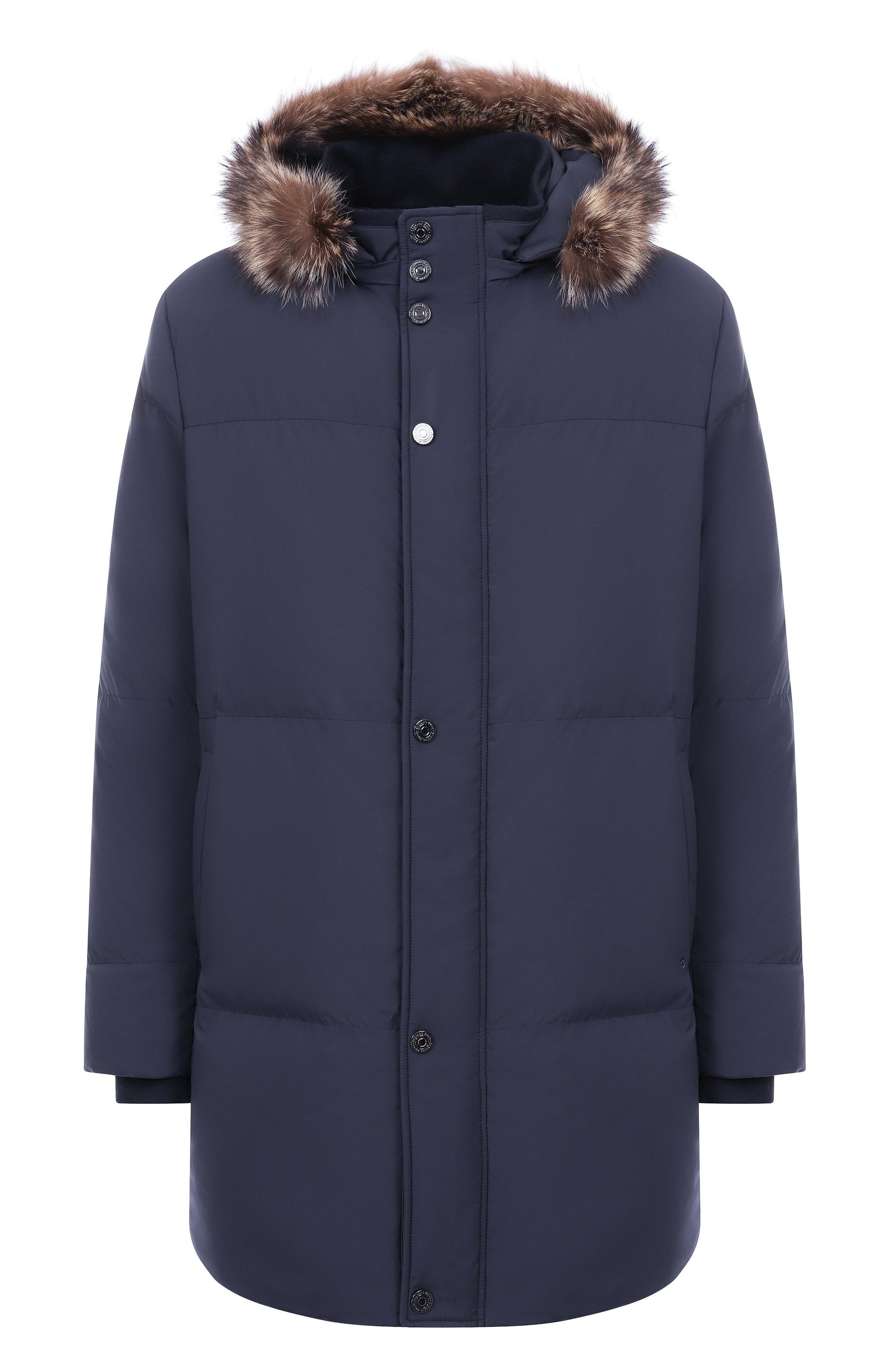 Пуховик с отделкой из енота STEFANO RICCI, арт. M7J5300433/PL001H/60-62, фото 1