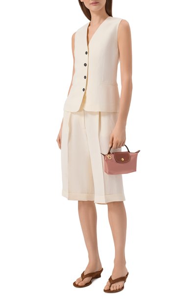 Сумка le pliage original pouch LONGCHAMP розового цвета по цене 14600 руб., арт. 34175089/089, фото 3 Сумка le pliage original pouch LONGCHAMP, арт. 34175089/089, фото 3