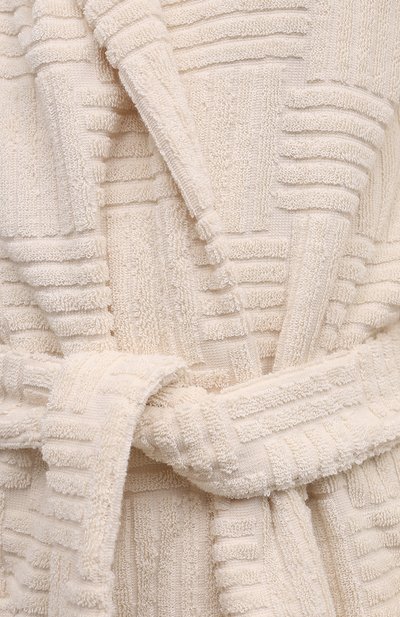 Хлопковый халат BOTTEGA VENETA молочного цвета по цене 59400 руб., арт. 656096/3V106, фото 5 Хлопковый халат BOTTEGA VENETA, арт. 656096/3V106, фото 5