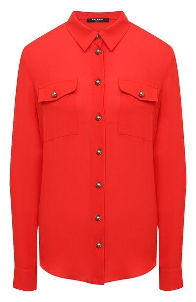 Шелковая рубашка BALMAIN, арт. UF12670/S037, фото 1