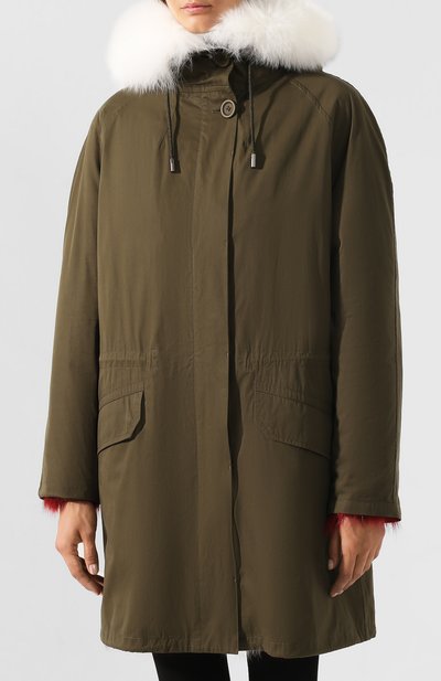Парка с меховой подкладкой YS ARMY PARIS, арт. AF10890F81X, фото 3