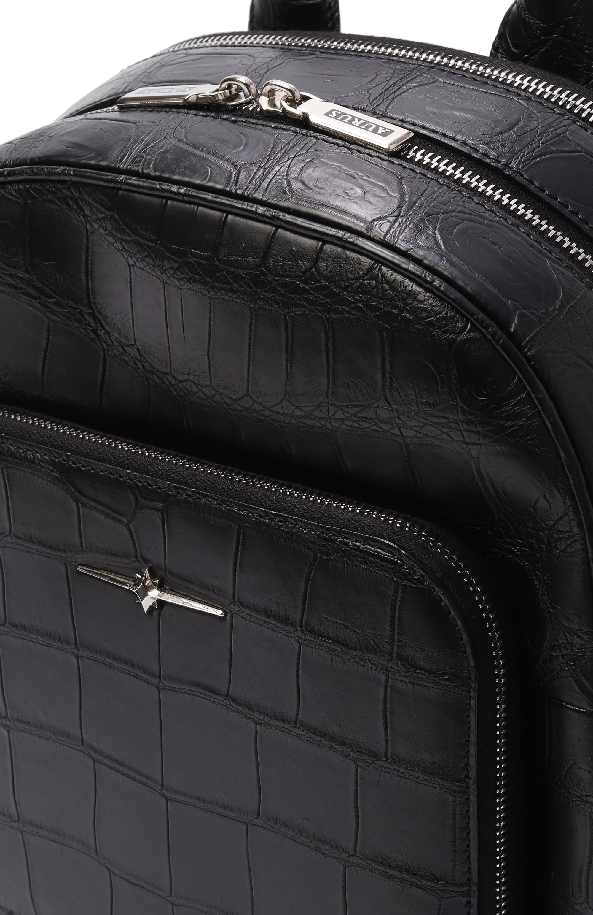 Рюкзак из кожи крокодила AURUS COLLECTION, арт. BP001BKS, фото 3