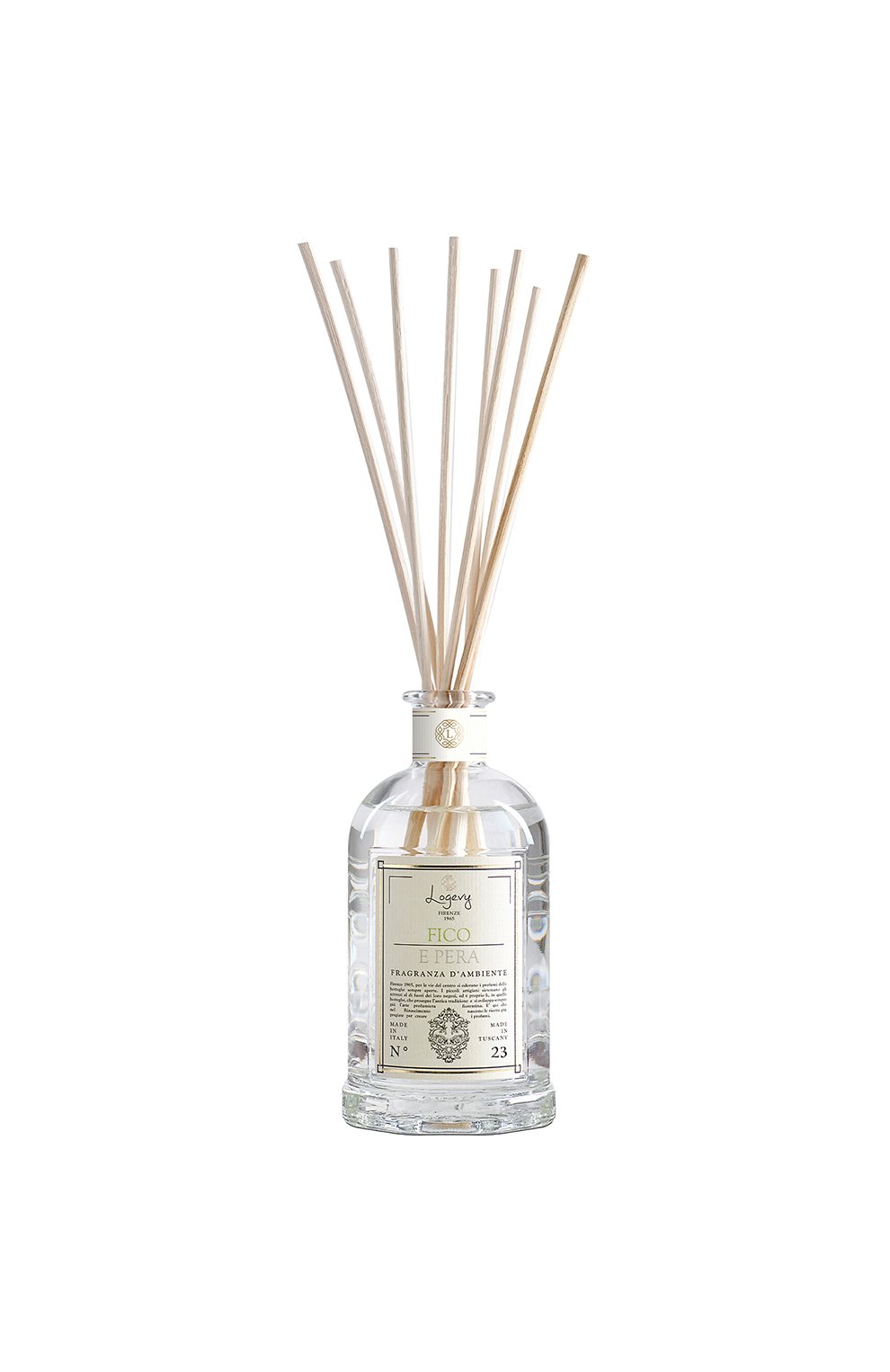 Диффузор fico e pera / "инжир & груша" (500ml) LOGEVY FIRENZE 1965 бесцветного цвета по цене 15000 руб., арт. 8050519371926, фото 3 Диффузор fico e pera / "инжир & груша" (500ml) LOGEVY FIRENZE 1965, арт. 8050519371926, фото 3