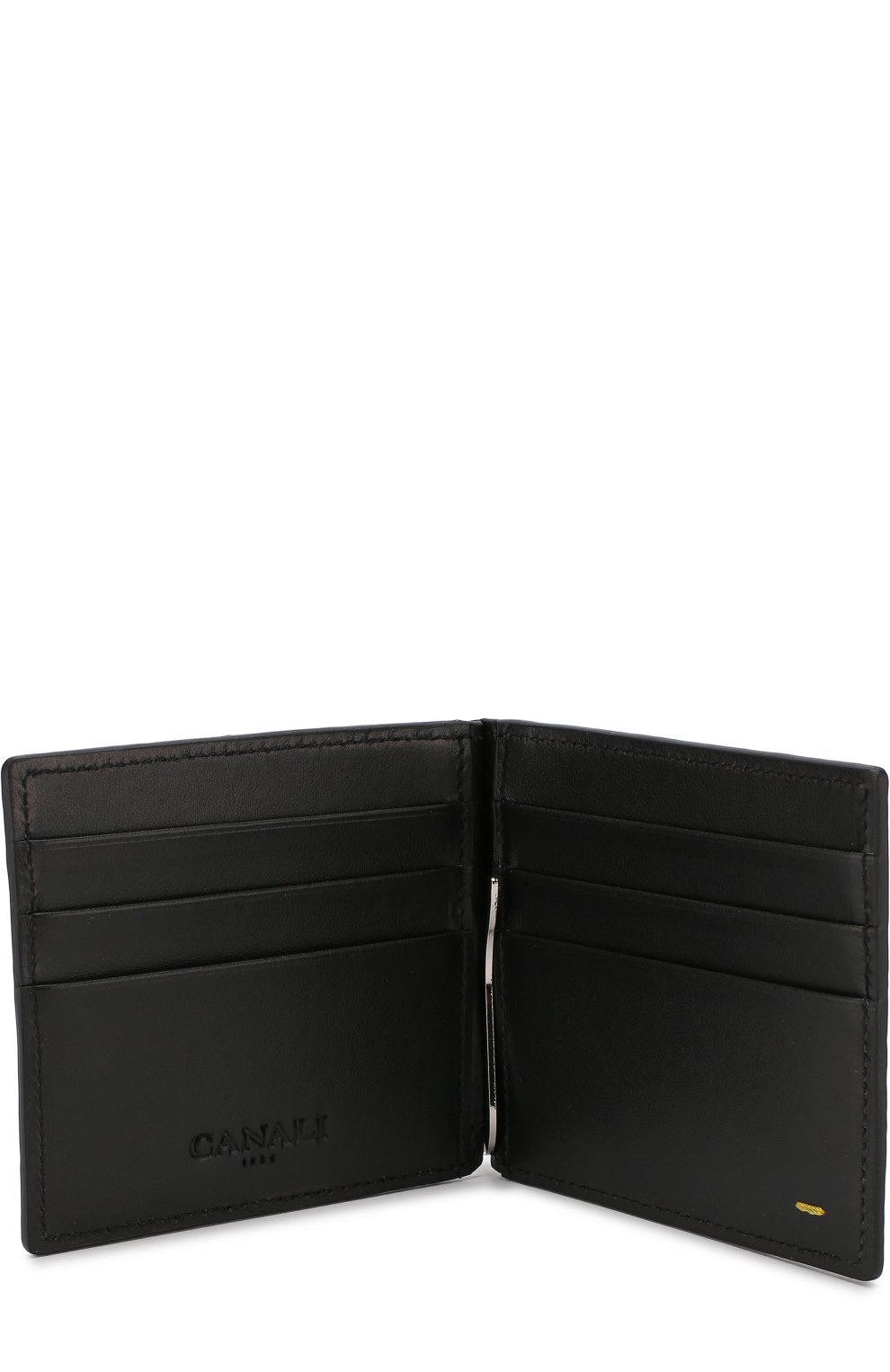 Кожаный зажим для купюр с отделениями для кредитных карт CANALI, арт. P310705/NA00051, фото 3
