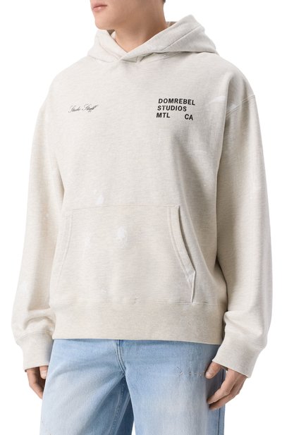Хлопковое худи DOMREBEL, арт. M STAFF/PULL0VER H00DIE, фото 3