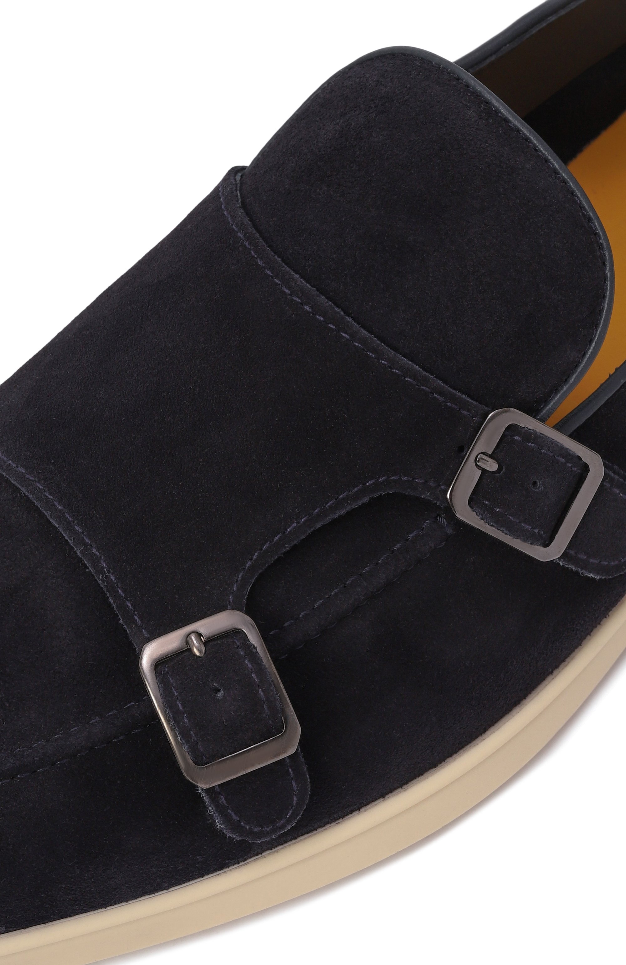 Замшевые лоферы DOUCAL'S темно-синего цвета по цене 49350 руб., арт. DU3414NWMAUY009G, фото 7 Замшевые лоферы DOUCAL'S, арт. DU3414NWMAUY009G, фото 7