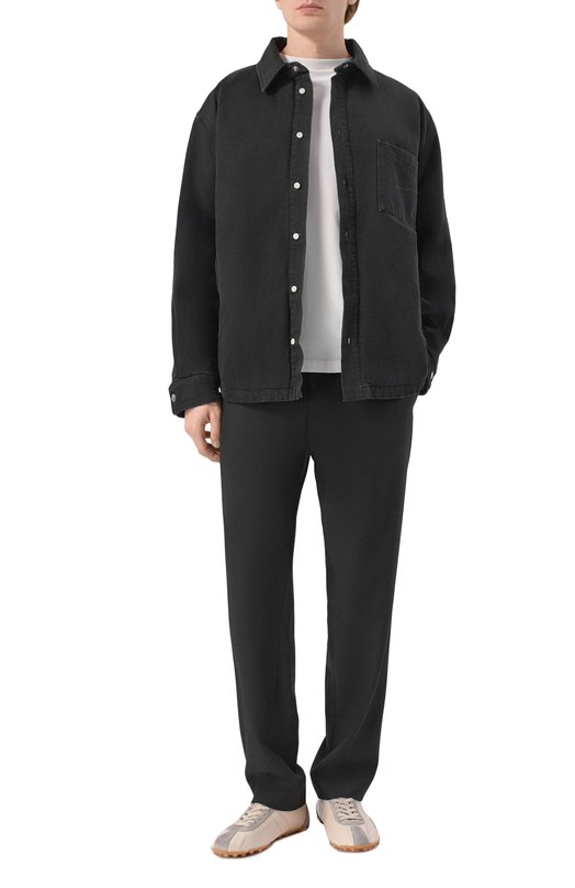 Шерстяные брюки Maison Margiela S50KA0388/S47782 Чёрный  S50KA0388/S47782 Фото 2