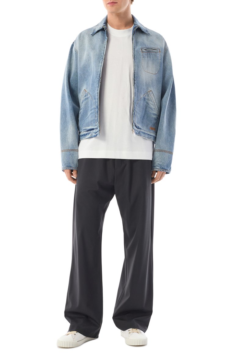 Мужские комбинированные кеды evolution MAISON MARGIELA белого цвета, арт. S57WS0391/P5063 | Фото 2 (Стили: Классический; Материал внутренний: Натуральная кожа; Материал внешний: Натуральная кожа, Текстиль; Материал утеплителя: Без утеплителя; Кросс-КТ: Низкие; Автоматизация ТО: Проставлено; Автоматизация состава: Проставлено)