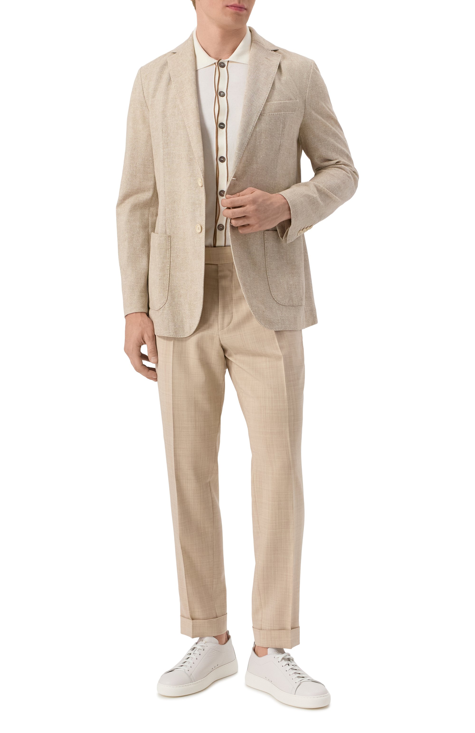 Хлопковый пиджак CIRCOLO 1901, арт. CN4810, фото 2