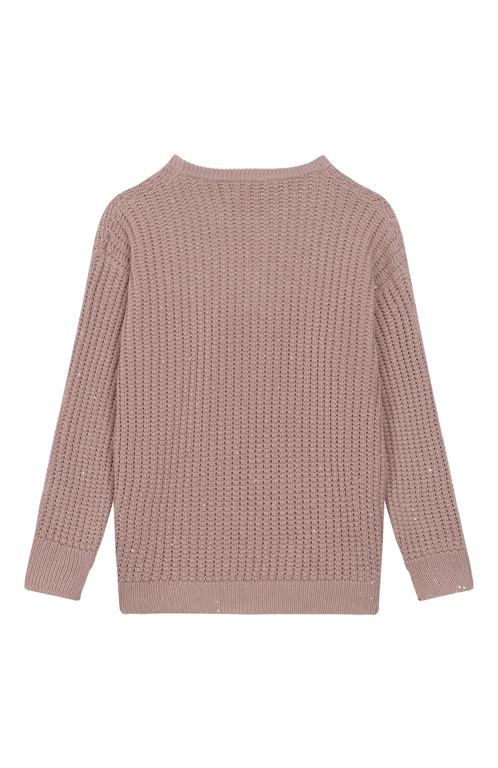 Хлопковый свитер BRUNELLO CUCINELLI, арт. BDVM78100B, фото 2