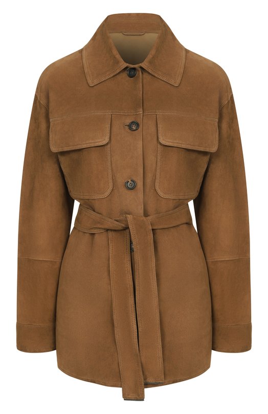 Замшевая куртка Brunello Cucinelli MPCAI7452P Коричневый MPCAI7452P