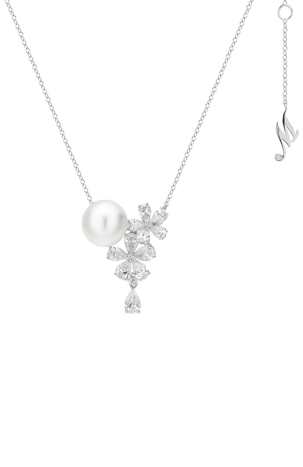 Кулон MERCURY бесцветного цвета по цене 1950000 руб., арт. MP23158/PRL11/FL, фото 1 Кулон MERCURY, арт. MP23158/PRL11/FL, фото 1