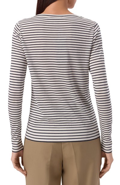 Лонгслив WINDSOR синего цвета по цене 19150 руб., арт. 52 DT106 10017405/30045346, фото 4 Лонгслив WINDSOR, арт. 52 DT106 10017405/30045346, фото 4