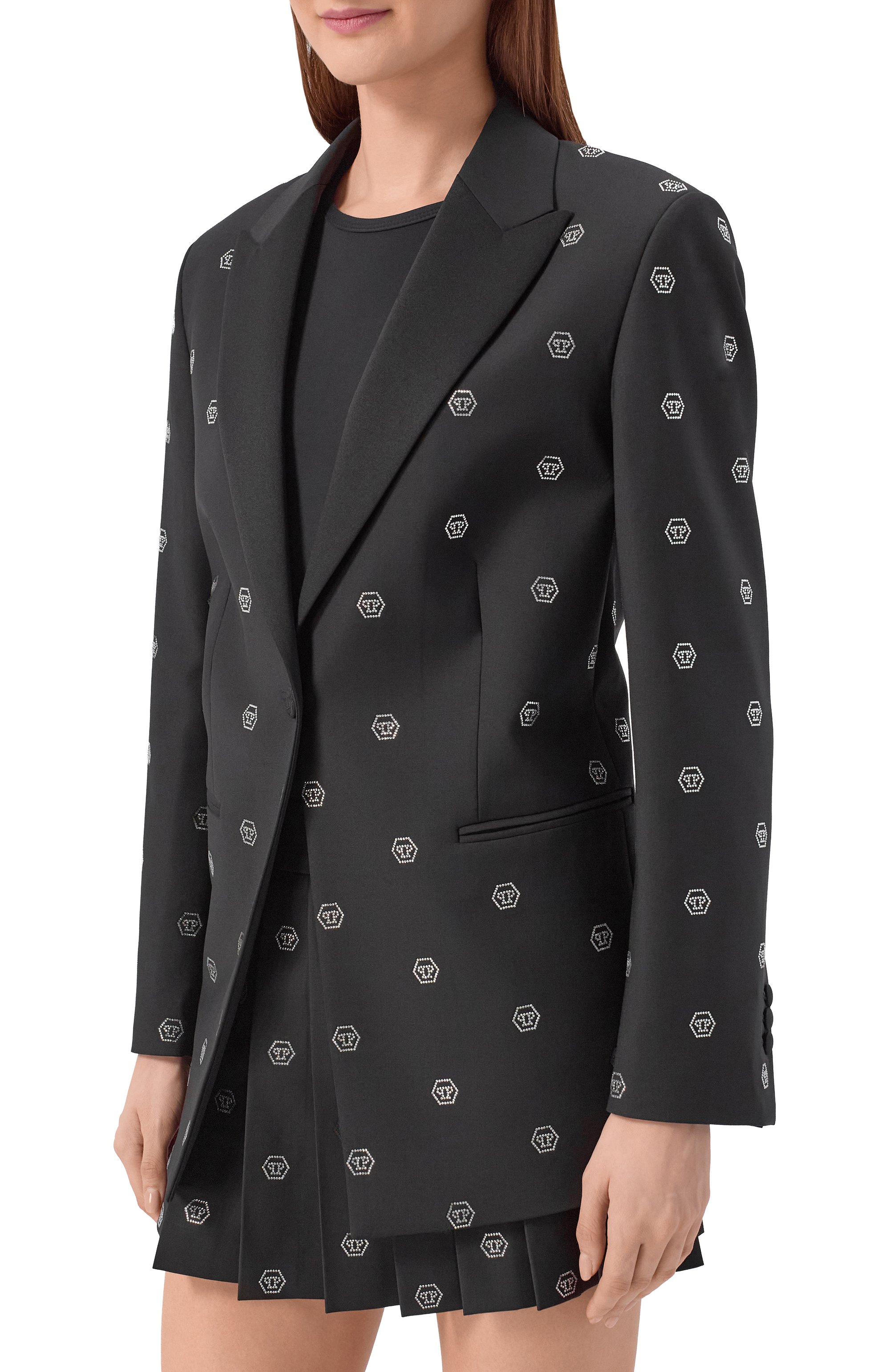 Жакет с отделкой стразами PHILIPP PLEIN, арт. SAFC WRF0779 PTE022N, фото 3