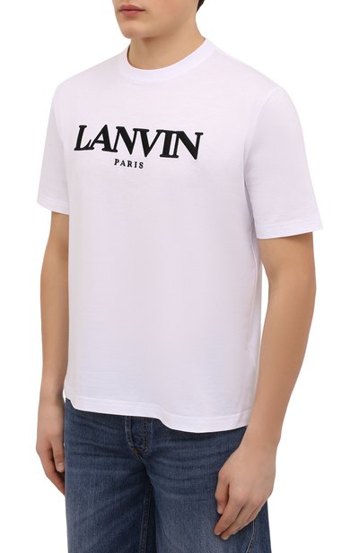 Хлопковая футболка LANVIN, арт. RM-TS0005-J208-P22, фото 3