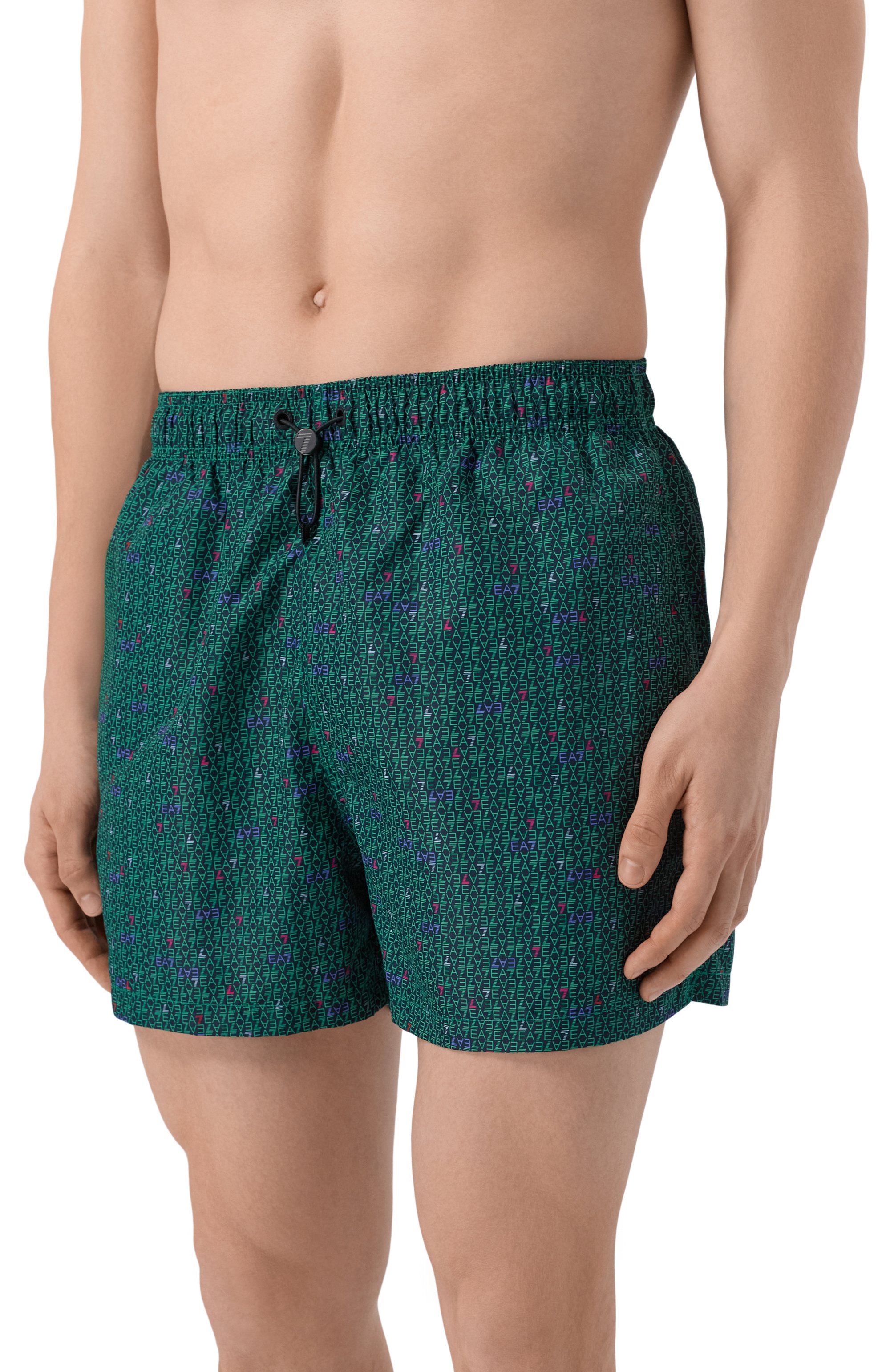 Плавки-шорты EA7 зеленого цвета по цене 11600 руб., арт. 7M002094/AF24087, фото 2 Плавки-шорты EA7, арт. 7M002094/AF24087, фото 2