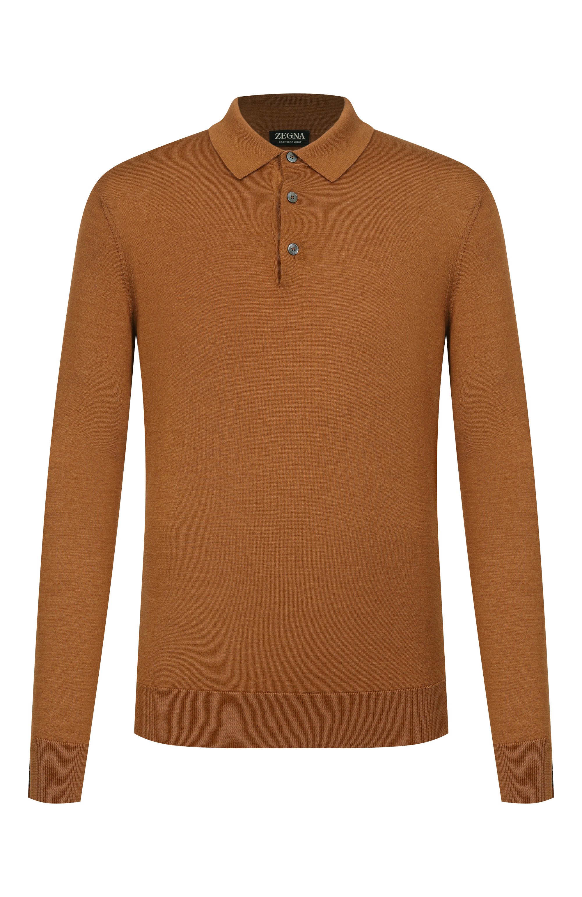 Поло из кашемира и шелка ZEGNA, арт. E8J00/132.N95, фото 1