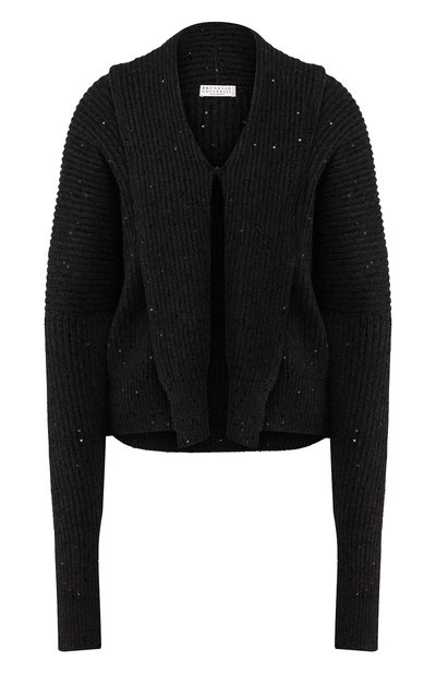 Женский кардиган из смеси кашемира и шелка BRUNELLO CUCINELLI, арт. M71547406